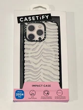CASETiFY Impact Case w/ Magsafe for iPhone 16 Pro 6.3" - Zebra Stripe