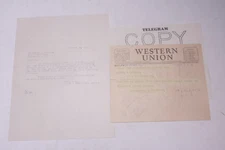 1927 Lamson Goodnow Strawbridge Clothier Philadelphia PA Telegram Ephemera P324A