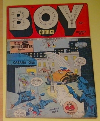 Boy Comics #31 1946 Golden Age Classic Biro cover art Crimebuster!!