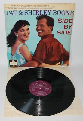 Pat & Shirley Boone  - Side By Side - 1960 Vinyl LP - London HA-D 2210