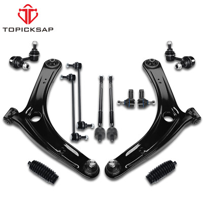 Front Lower Control Arms Sway Bars Tie Rods for Mitsubishi Lancer Outlander