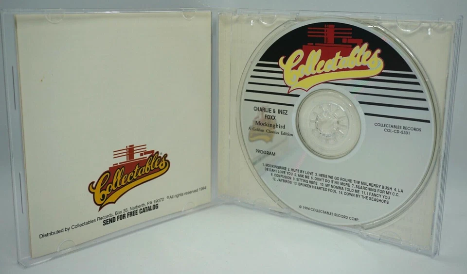 Charlie & Inez Foxx : Mockingbird  The Best Of CD Album - Golden Classics - RARE - Image 3 of 3
