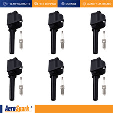 6 Ignition Coil Ngk Iridium Spark Plugs For 2005-2006 Chevrolet Epica 2.5l I6