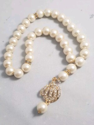 33 Beads Pearl Tasbi Tasbih Tasbeeh Prayer beads Islamic New year,Ramzan  Gift UK