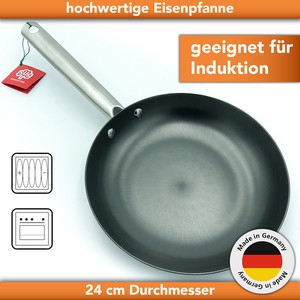 Schulte Ufer 24cm Bratpfanne Eisen Pfanne Backofenfest ...