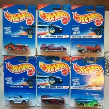 Hot Wheels 12 Car Lot from 1991-97 Vintage Collectors Toys Custom Racing Cars