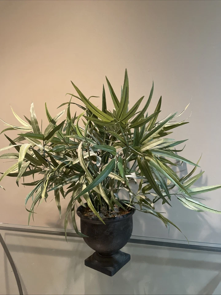 Ветви бамбуковых деревьев искусственные растения 18 дюймов черные стебли искусственная зелень оптом, 6 шт. - Изображение 3 из 3