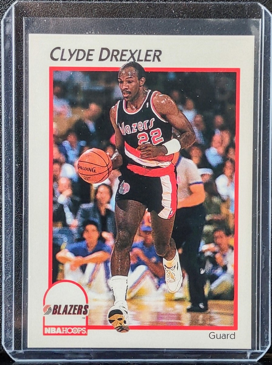 1991-92 NBA Hoops Clyde Drexler #34 Portland Trail Blazers HOFer