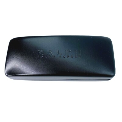 Ralph Lauren Hard Shell Eyeglasses Sunglasses Case Black Large