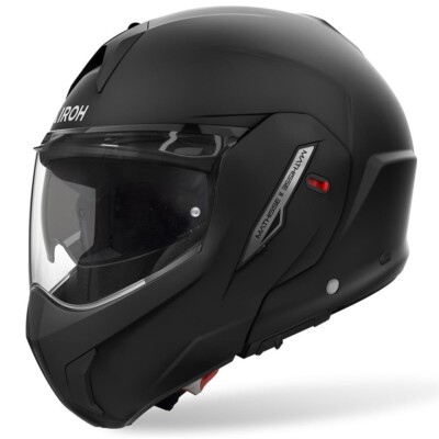 CASCO MODULARE AIROH MATHISSE II 2 22.06 MATT BLACK MENTONIERA RIBALTABILE T XXL