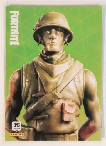 Fortnite Series 2 PLASTIC PATROLLER Uncommon Outfit Base Card #26