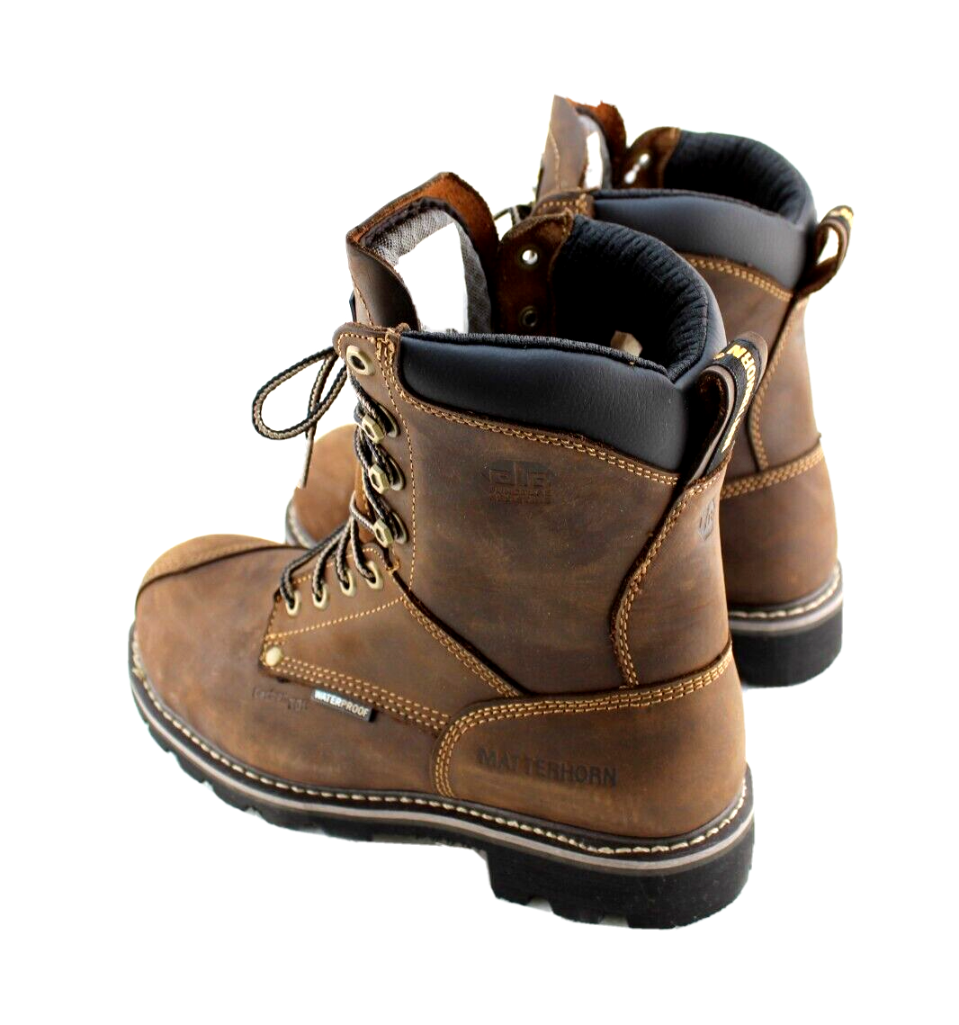MATTERHORN Linesman Logger Size 9 Safety Toe Waterproof Men Work Boots ...
