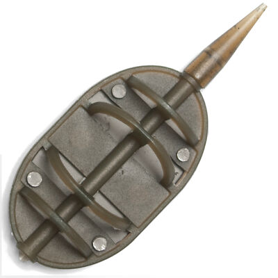 Preston Feederkorb zum Feederangeln auf Friedfische In-Line Flat Method Feeder