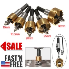 5PCS Hole Saw Tooth Kit HSS Steel Drill Bit Set Cutter Tool For Metal Wood Alloy
