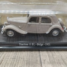 VOITURE CITROEN TRACTION 11BL BELGE 1951 UH POUR ATLAS 1:43 NEUF BOITE