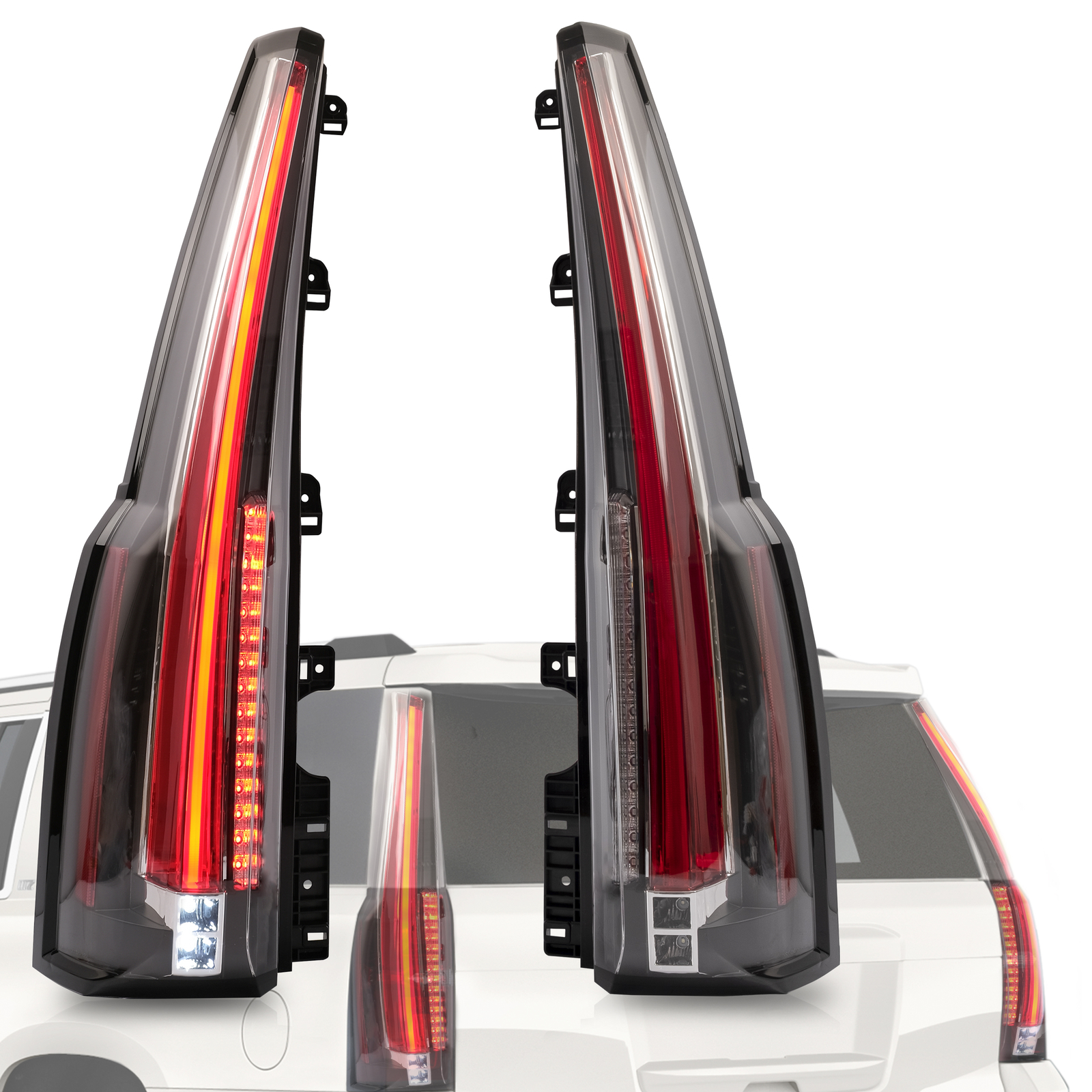 Feu arrière LED pour Chevrolet Tahoe 2015-2020 style Escalade noir