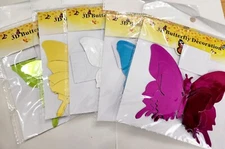 Lot of 5 packs- 3D Butterflies/Wall Art/ 3D Butterfly -Decorations