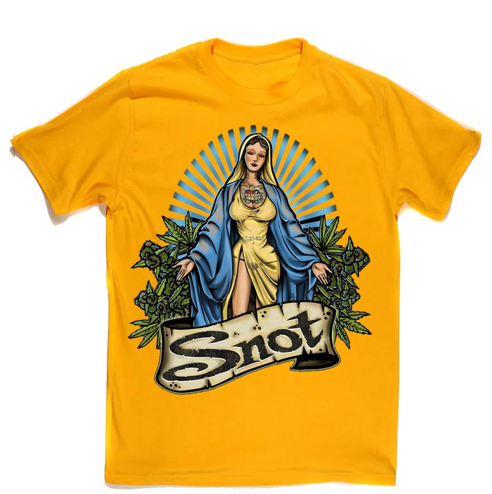 Vtg Snot Band Gift For Fans Cotton Yellow Men Women Full Size 