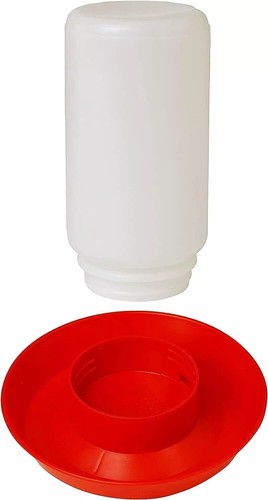 YOU Pick 1 QT Poultry Chicken Chick Plastic Feeder Set/ Water Set/Replacement - Picture 5 of 8
