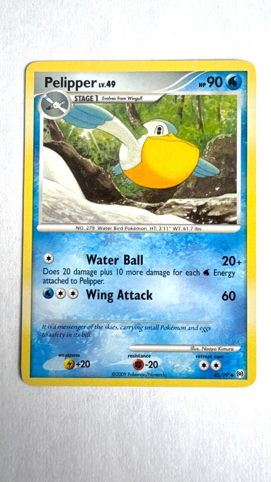 Pelipper - 45/99 - Uncommon - Platinum Arceus - 2009 - Pokemon TCG - NM