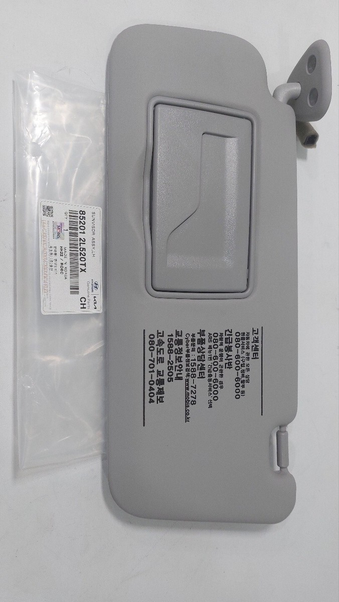 🌞2PCS=Sun Visor LEFT+RIGHT Assy Gray 1SET For HYUNDAI 🚙 i30