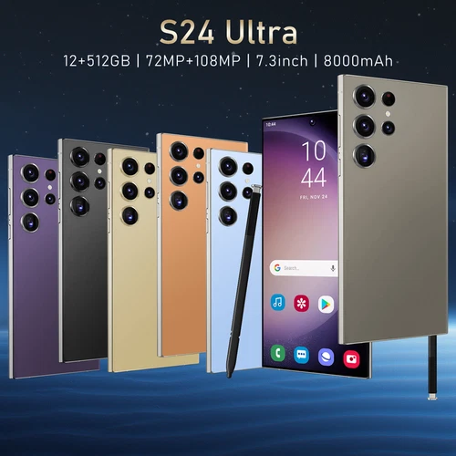 Entsperrt S24 Ultra 5G Smartphone 7,3" Android Handys Dual SIM 12GB+512GB - Bild 3 von 30