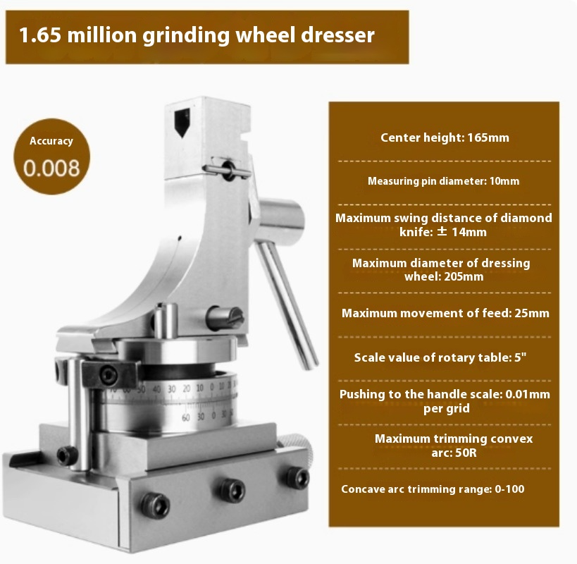 Universal Angle Grinding Wheel Dresser Skew Vertical Correction Shaper ...