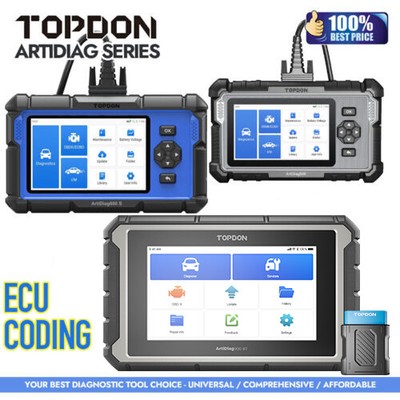 2025 TOPDON AD900BT ArtiDiag PRO Scanner Full System Diagnostic Tool E-CU Coding
