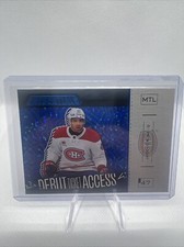 23-24 UD Credentials Horizontal Blue Debut Ticket Access /49 Jayden Struble