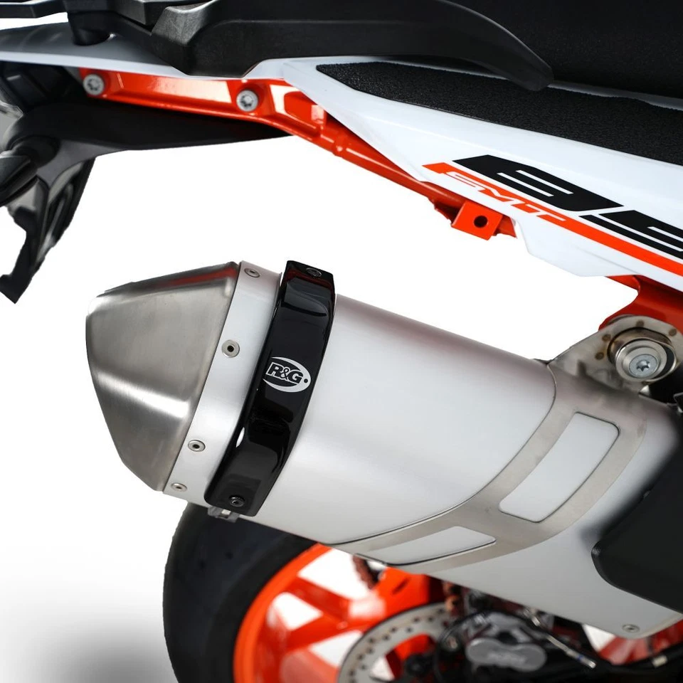 R&G Racing Black Exhaust Protector Scorpion Serket Exhaust EP0012BK - Image 4 of 4