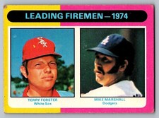 1975 Topps - League Leaders #313 Mike Marshall, Terry Forster - VG *TEXCARDS*
