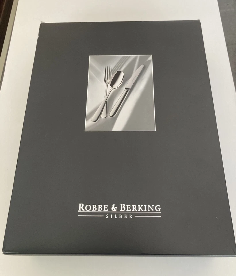 Robbe und Berking, Dante 925 Sterling, R&B Menübesteck 10 teilig für 2 Personen - Bild 4 von 4