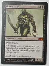 MTG Card - 1x Grave Titan - Magic 2011 Core Set - NM Foil - Magic the Gathering
