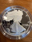 2022-W Proof $1 American Silver Eagle Box, OGP & COA