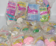Lot of 19 Sealed McDonald's Barbie Happy Meal Toys 8 Loose
