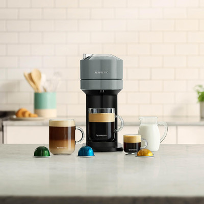 Nespresso Vertuo Next Coffee and Espresso Maker by Breville - Light Grey