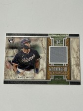 2025 Topps Museum Collection Meaningful Materials - Relic James Wood /99