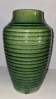 VINTAGE Bauer Pottery Ring Ware Olive Green Ring Vase 8" Tall