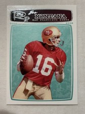Topps 2008 Rookie Progression NFL Progression Joe Montana #160 49ers Card. rookie card picture