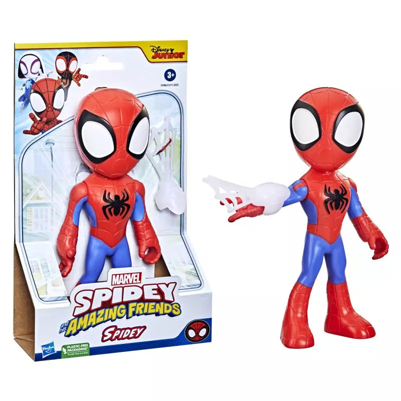 5010993933396 Marvel Spidey Amazing Friends Figurka 23 cm Mega Spidey Hasbro 6390₽