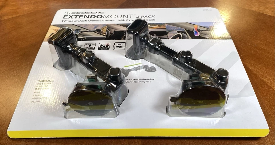 2 x Scosche ExtendoMount Window Dash Universal Phone Mount Apple Samsung Extendo - Image 2 of 4