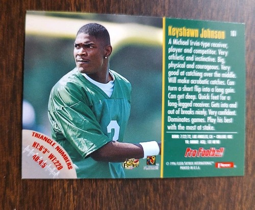 Lote de tarjetas Keyshawn Johnson beneficios St. Jude's - Imagen 7 de 7