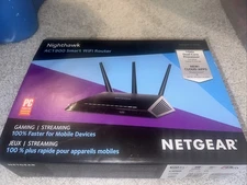 NETGEAR Nighthawk R7000-100PAS Smart WiFi Wireless Router AC1900