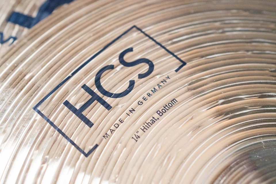 Juego completo de platillos Meinl HCS bronce (14"" Hi-Hat, 16"" Crash, 20"" Ride) Foto 2 de 4