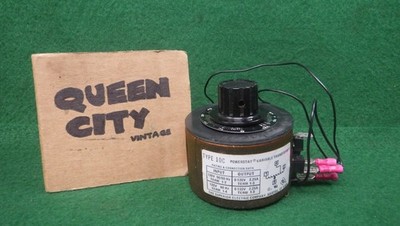 Vintage Powerstat Type 10C Variable Transformer 0-120/132V 2.25A variac