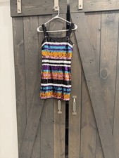 Retro Vibrating Multi Color Sequined Mini Dress