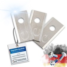 Replacement knives for Scheppach Practixx mower - break-proof stainless steel