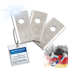 Replacement knives for Scheppach Practixx mower - break-proof stainless steel