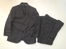 J Crew Crewcuts Ludlow 2 Piece Wool Suit Charcoal Gray Grey Blazer Boys 5 New