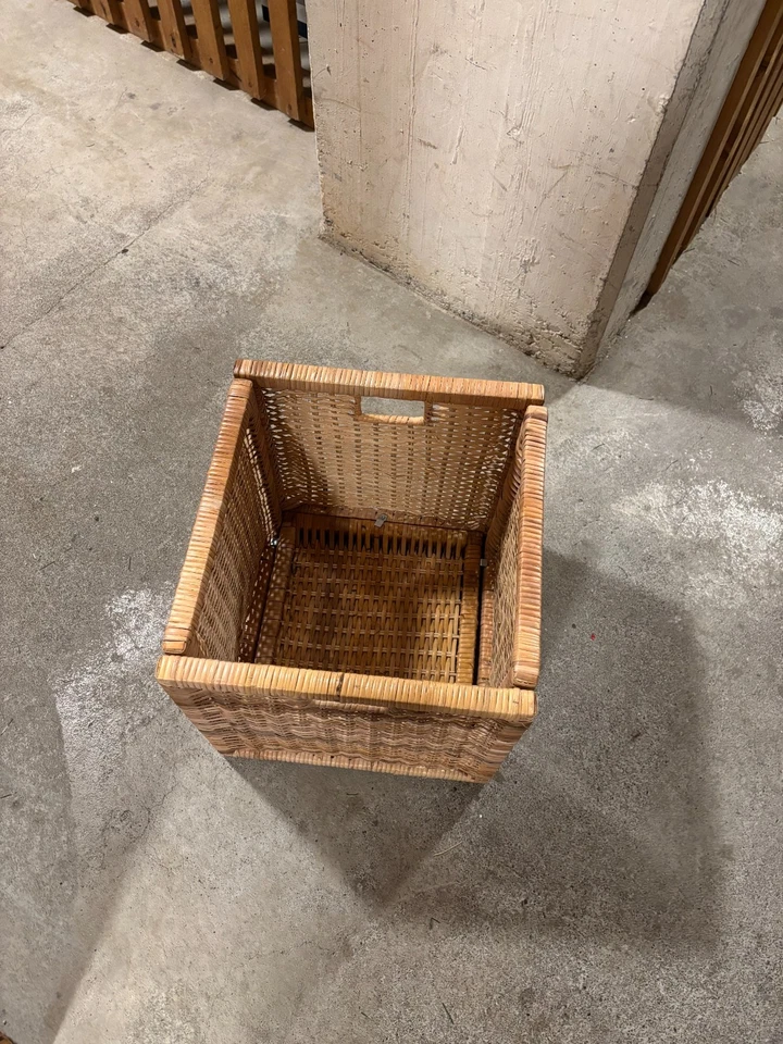 8 mal BRANÄS Korb, Rattan, braun, 32x34x32 - Bild 1 von 3
